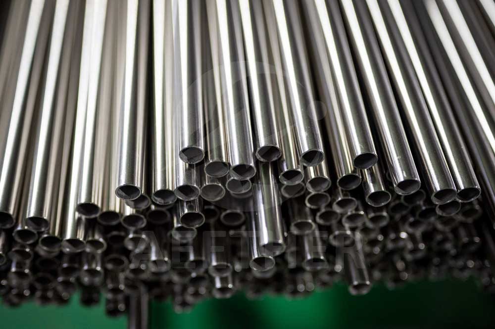 photo of nickel alloy pipes