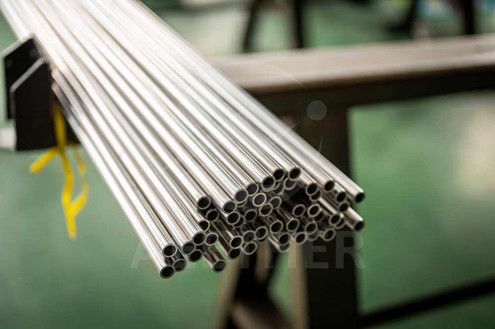 photo of nickel alloy pipes