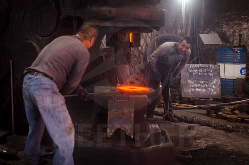 Inconel 693 flange forging