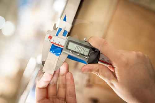 Inconel 601 strip width inspection