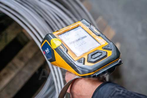 Inconel 718 wire PMI inspection